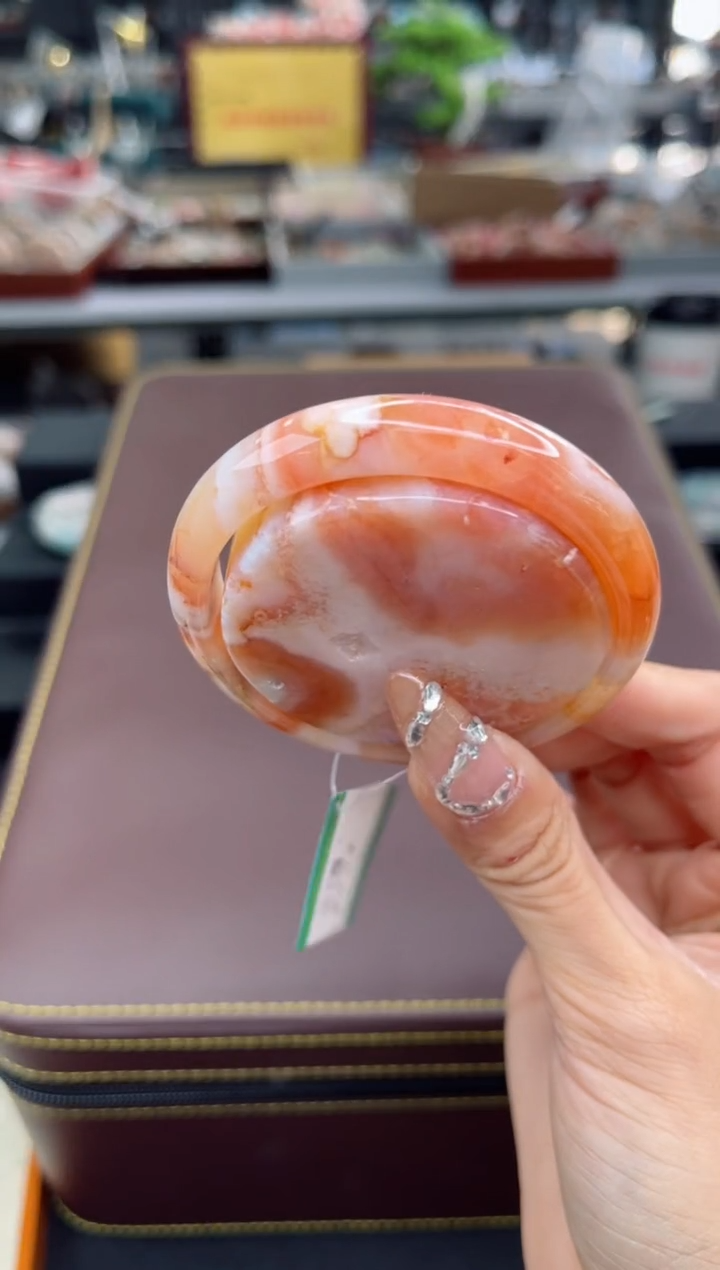 【闪购商品】石英质玉手镯未镶嵌55圈口（赠品镯心）6507423