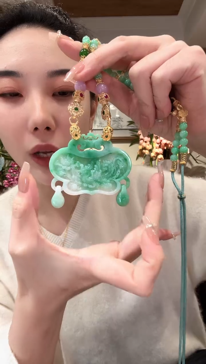 【闪购商品】翡翠颈饰未镶嵌国风