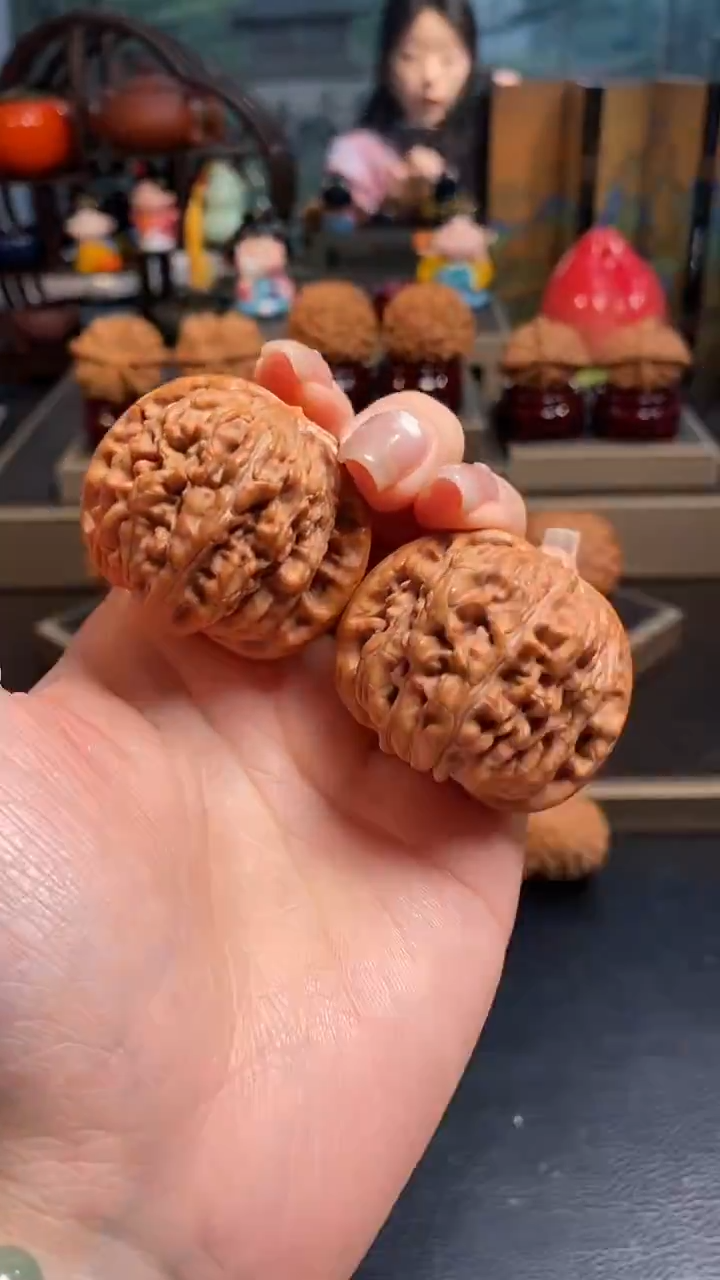 文玩核桃把件K88四座楼41