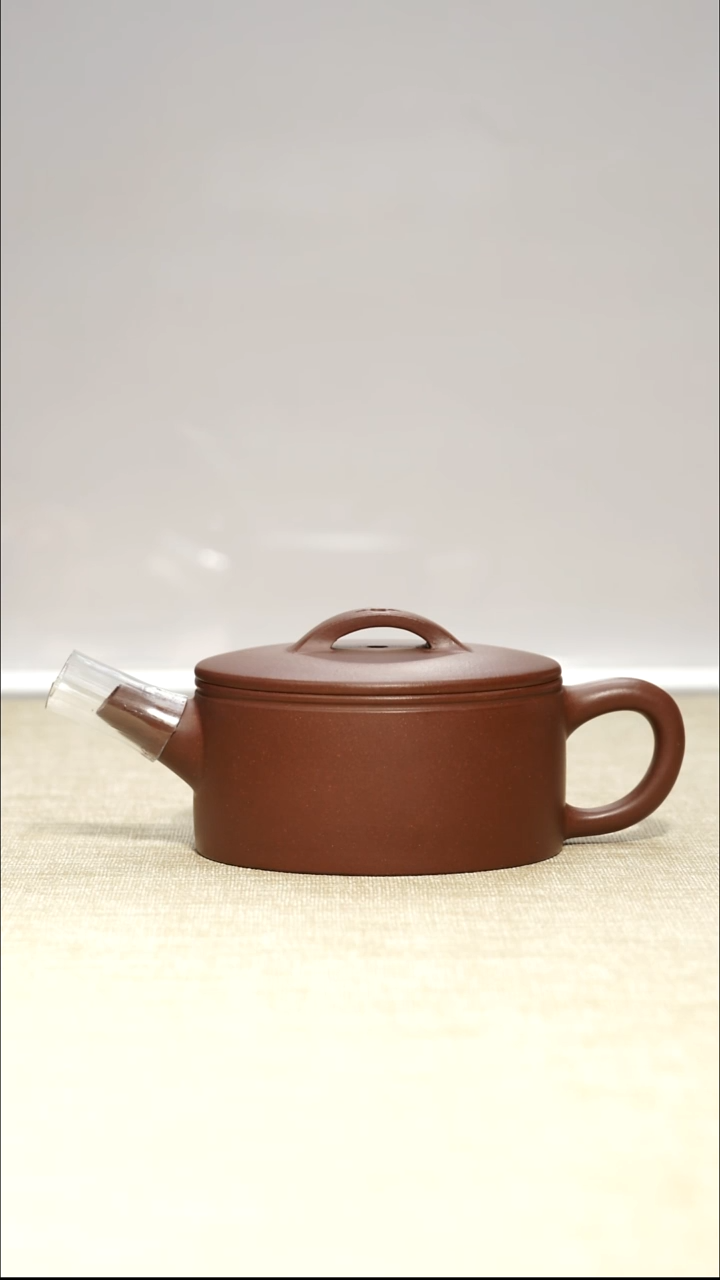 茶壶紫泥静****₃汉瓦100毫升瑕疵壶
