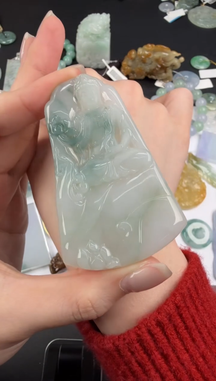 吊坠(不含链)未镶嵌翡翠翡翠饰品-236