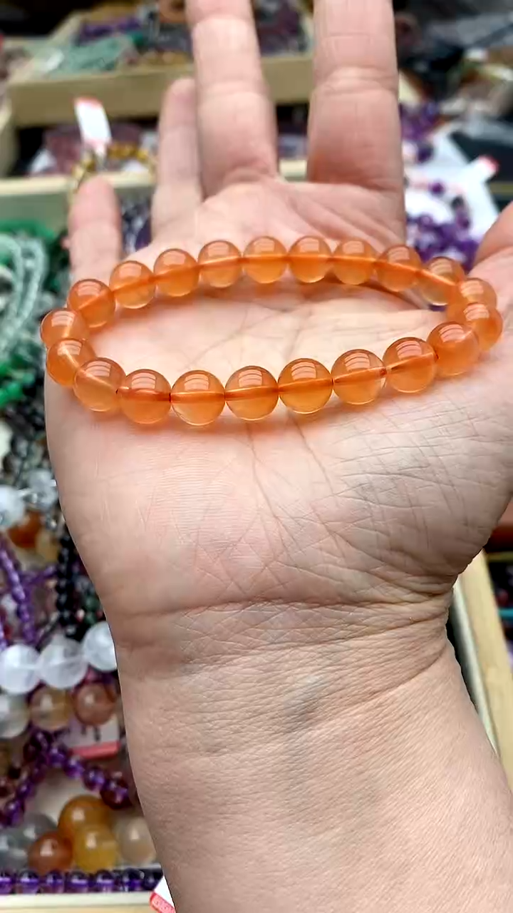 【闪购商品】水晶手链未镶嵌红水晶