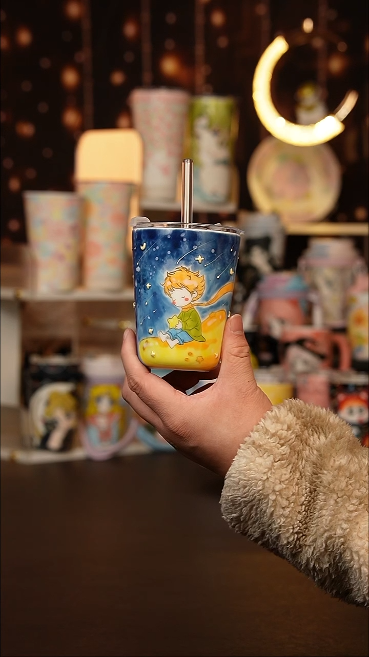 (玉泥）景德镇手工手绘文创陶瓷杯