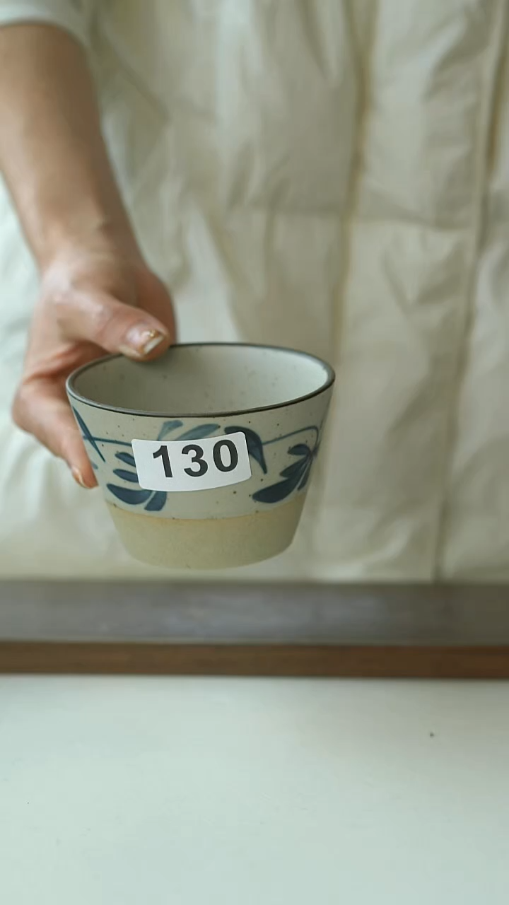 陶率**活瑕不退换130常春藤猪口杯200ml@7-7@