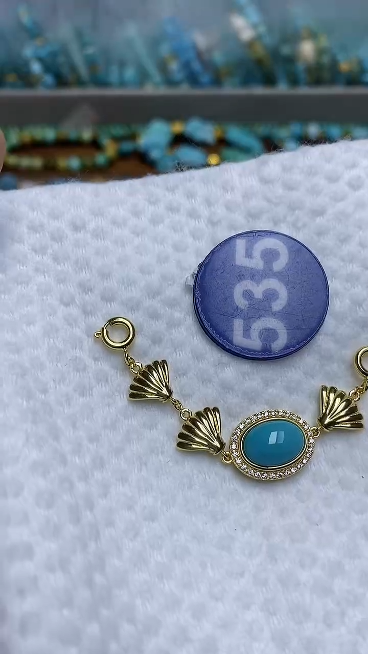 【闪购商品】绿松石挂件合金535挂件