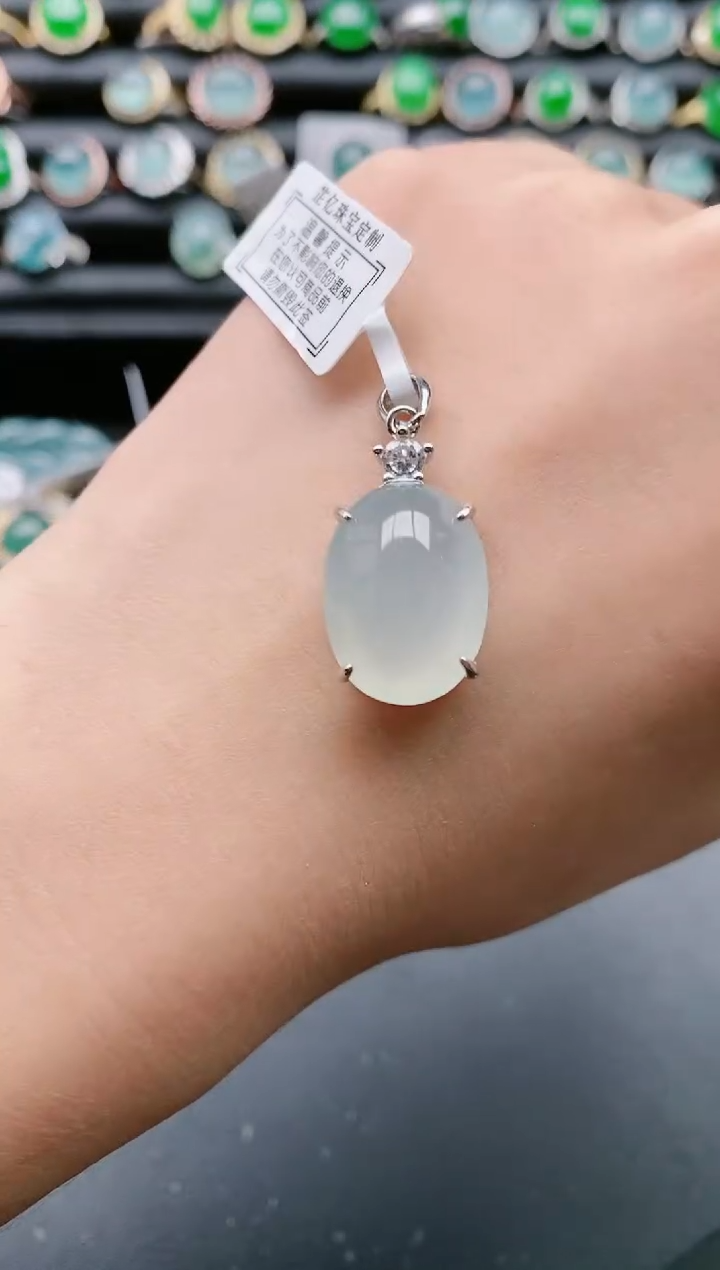 【闪购商品】翡翠戒指银S925镶嵌1111