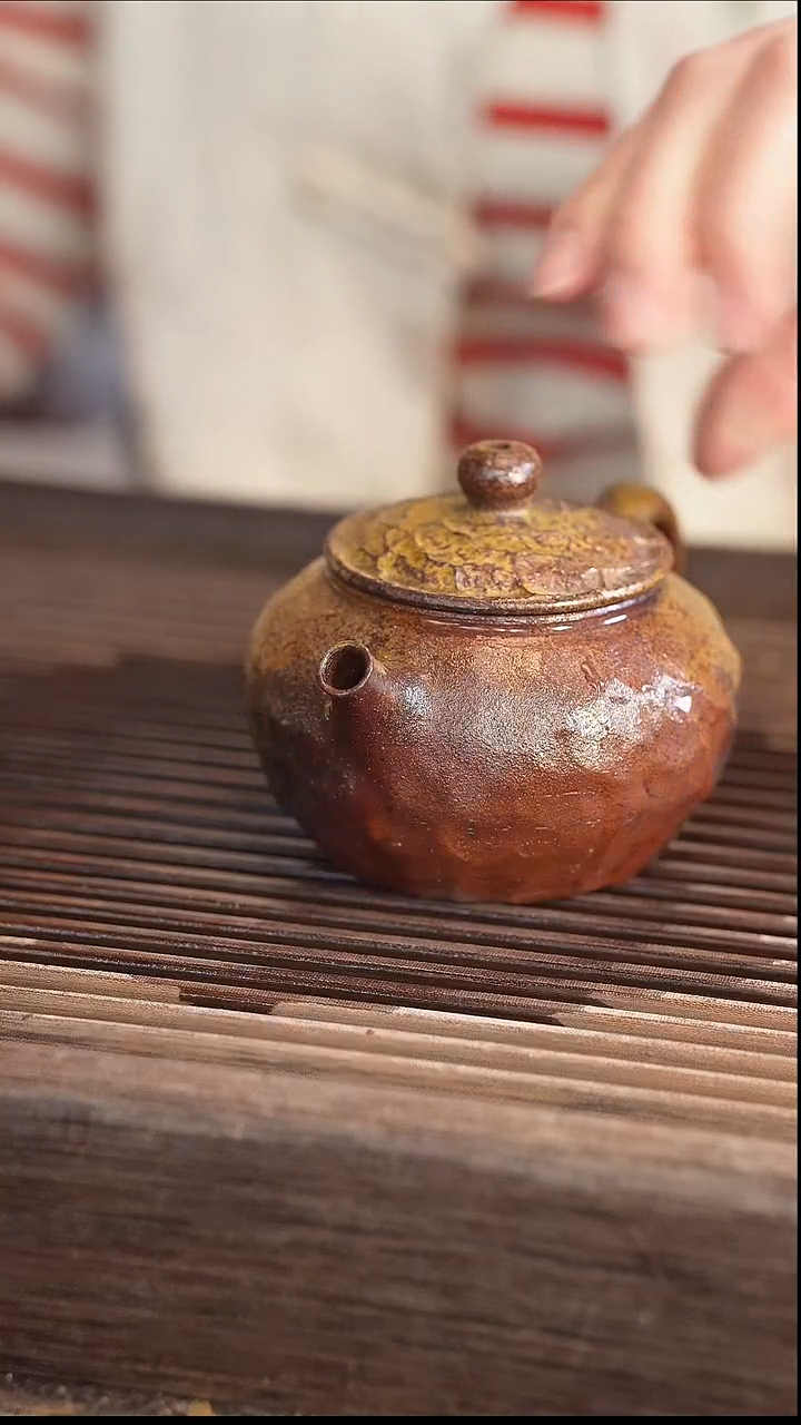 茶壶紫砂11号 柴烧 180cc