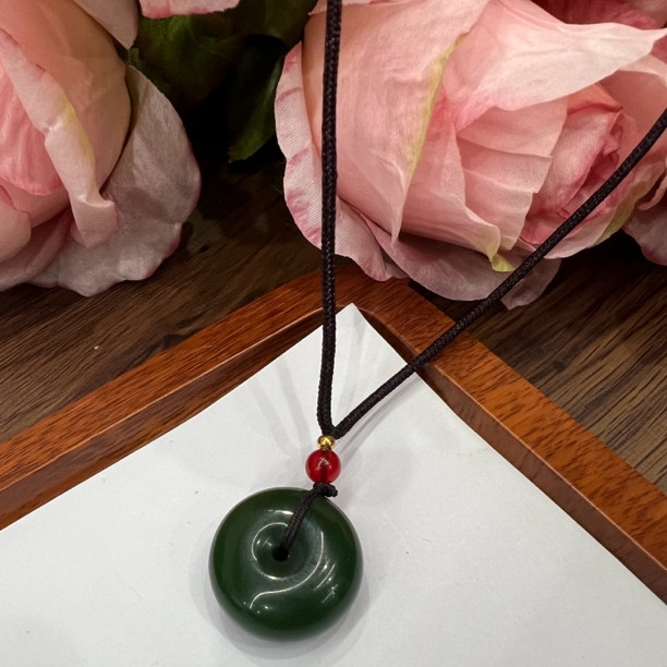 高定珠宝碧玉吊坠HF196S28