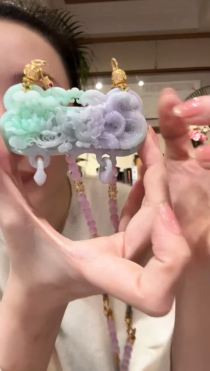 【闪购商品】翡翠颈饰未镶嵌国风