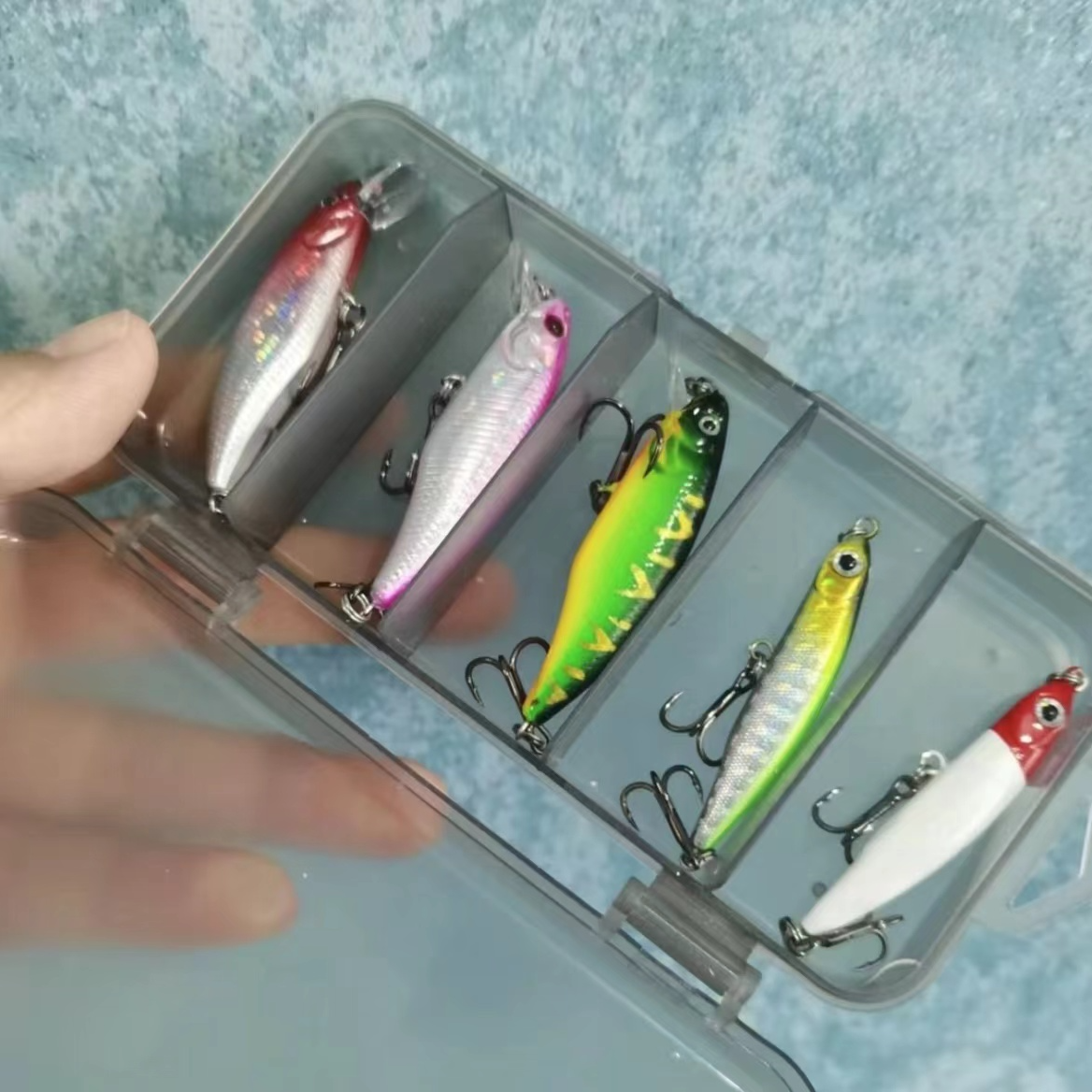 仿生路亚饵 微物硬耳 翘嘴白条青稍马口