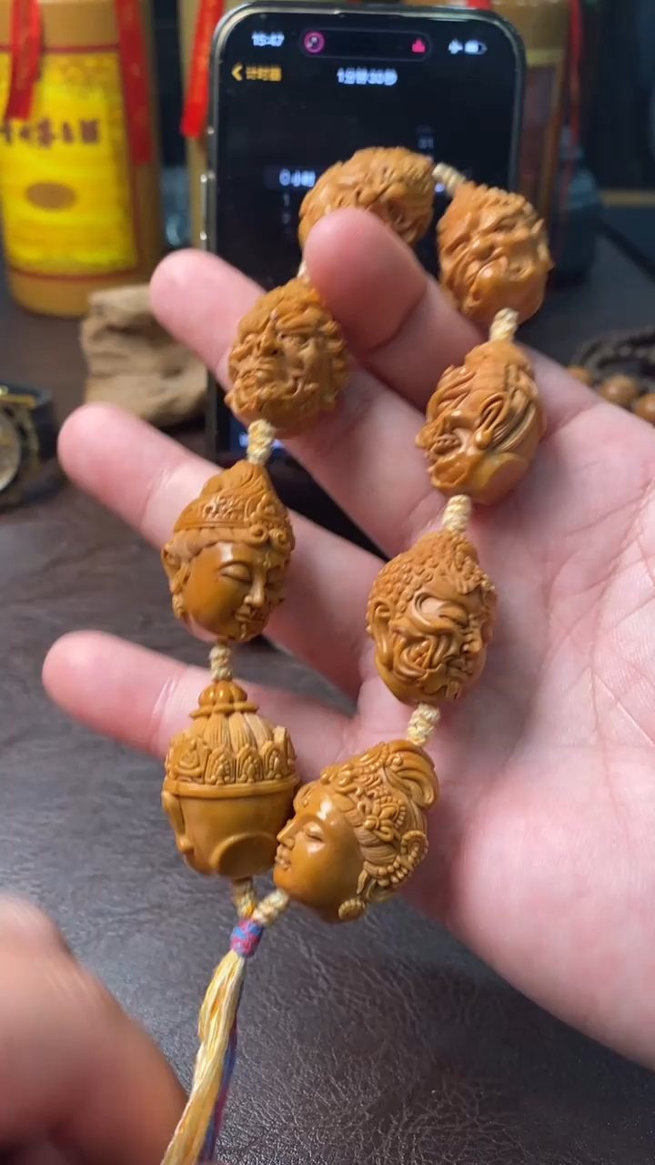 【闪购商品】橄榄核手串/手链5-佛魔一念手串一条