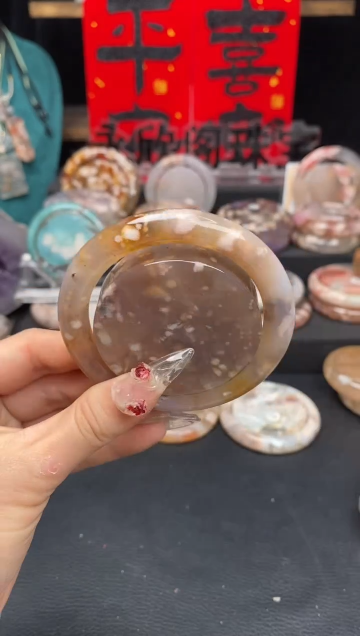 【闪购商品】石英质玉手镯（圆镯）未镶嵌57.4