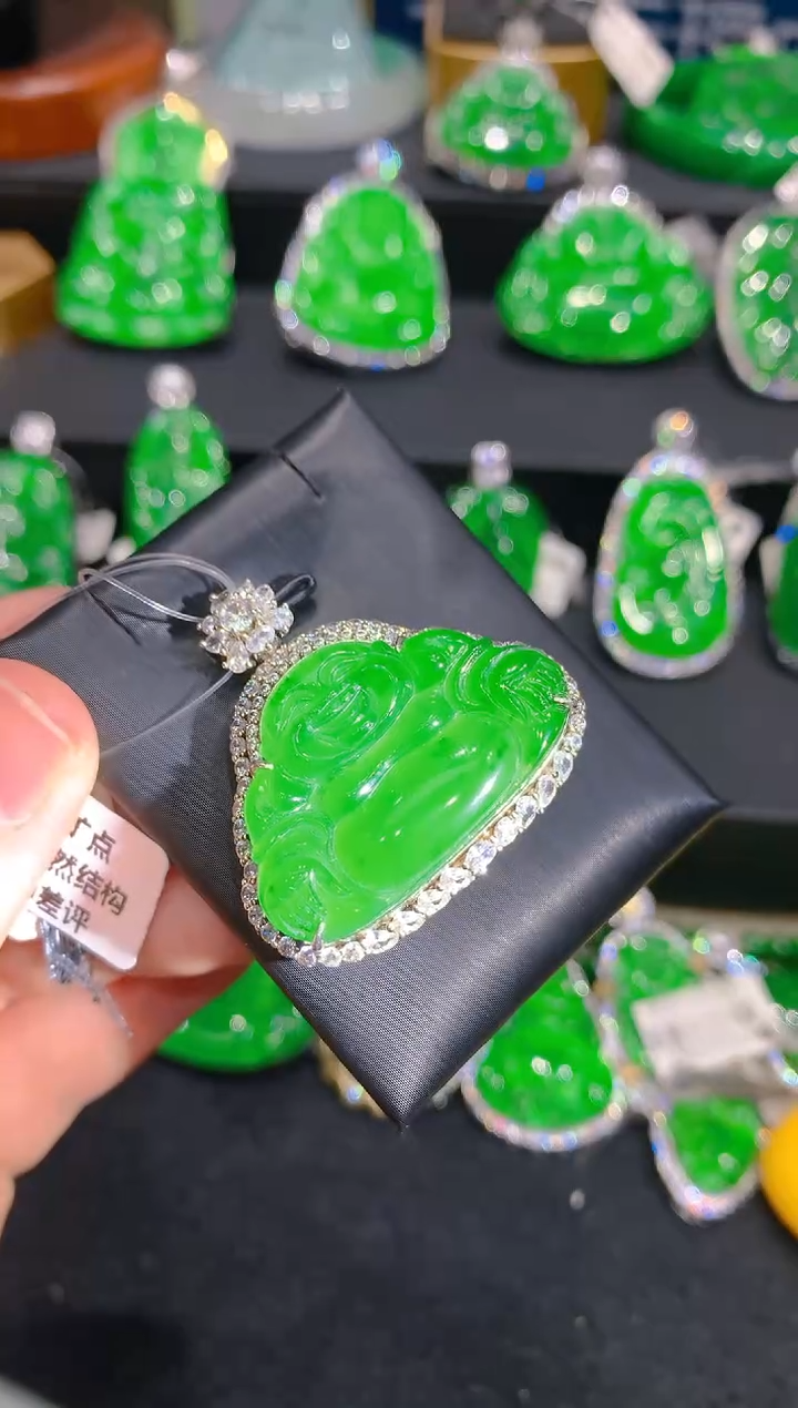 【闪购商品】翡翠颈饰银S925镶嵌57一季