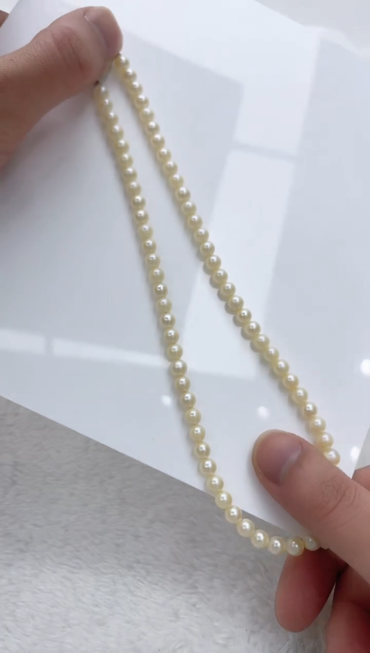 【闪购商品】海水珍珠颈饰银S925镶嵌海水珍珠项链