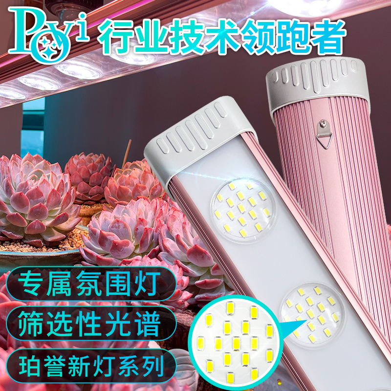 【珀誉多肉植物补光灯】 3上色全光谱家用防徒仿太阳植物生长灯p91