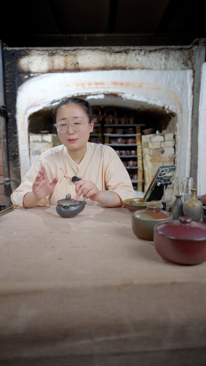 紫砂茶宠柴烧宝瓶