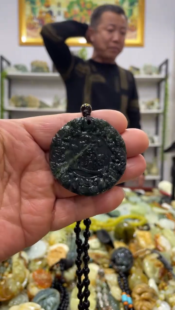 【闪购商品】岫玉吊坠未镶嵌             