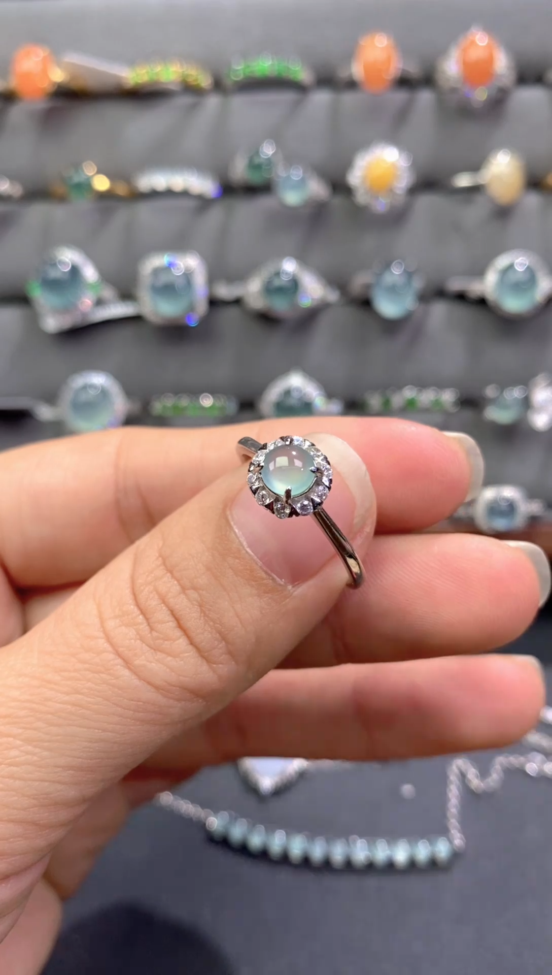 未镶嵌戒指翡翠翡翠A货