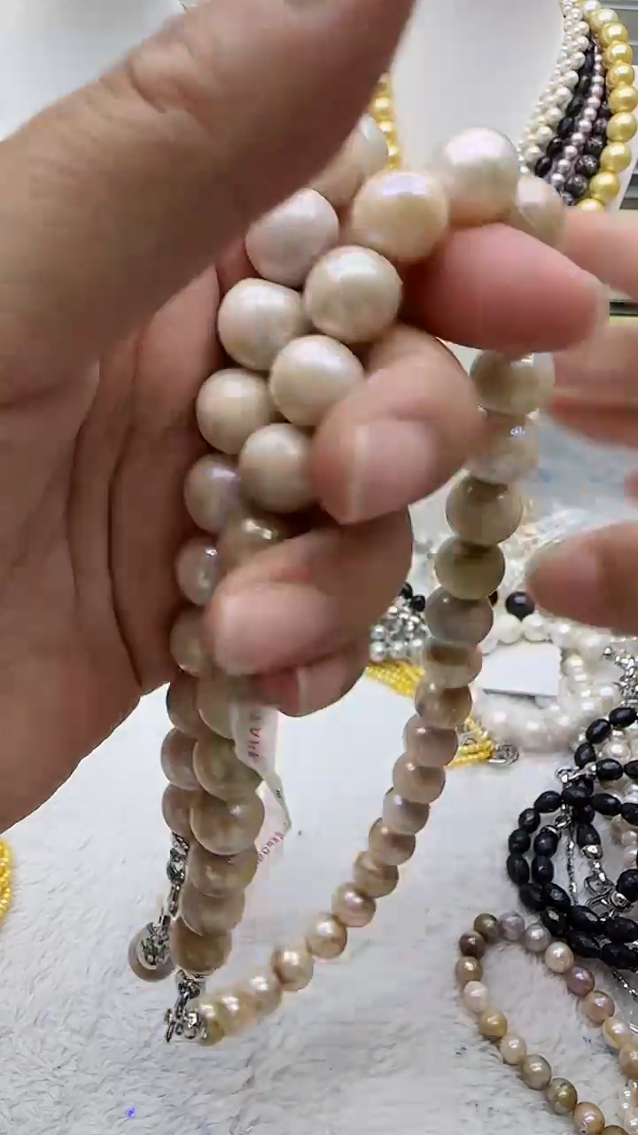 淡水珍珠未镶嵌套链76