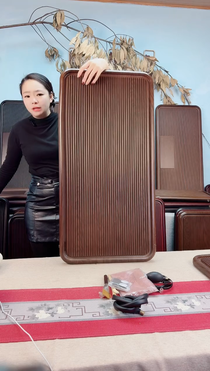 H****承大海黄色茶盘90*45*4