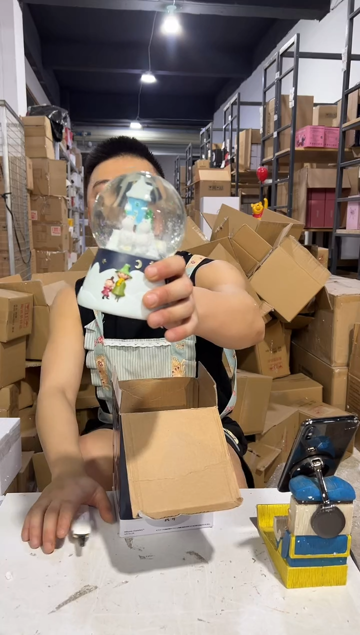 瓷片原盒姆明水晶球