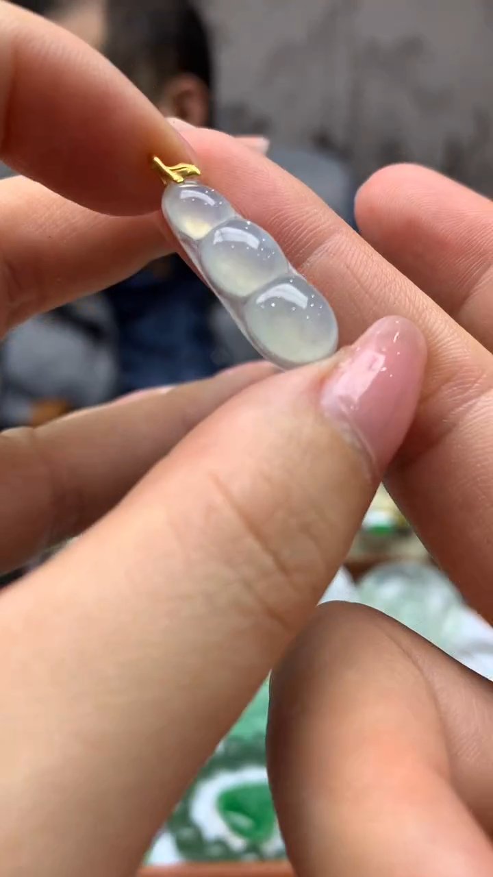 【闪购商品】翡翠颈饰18K金镶嵌13-天然翡翠