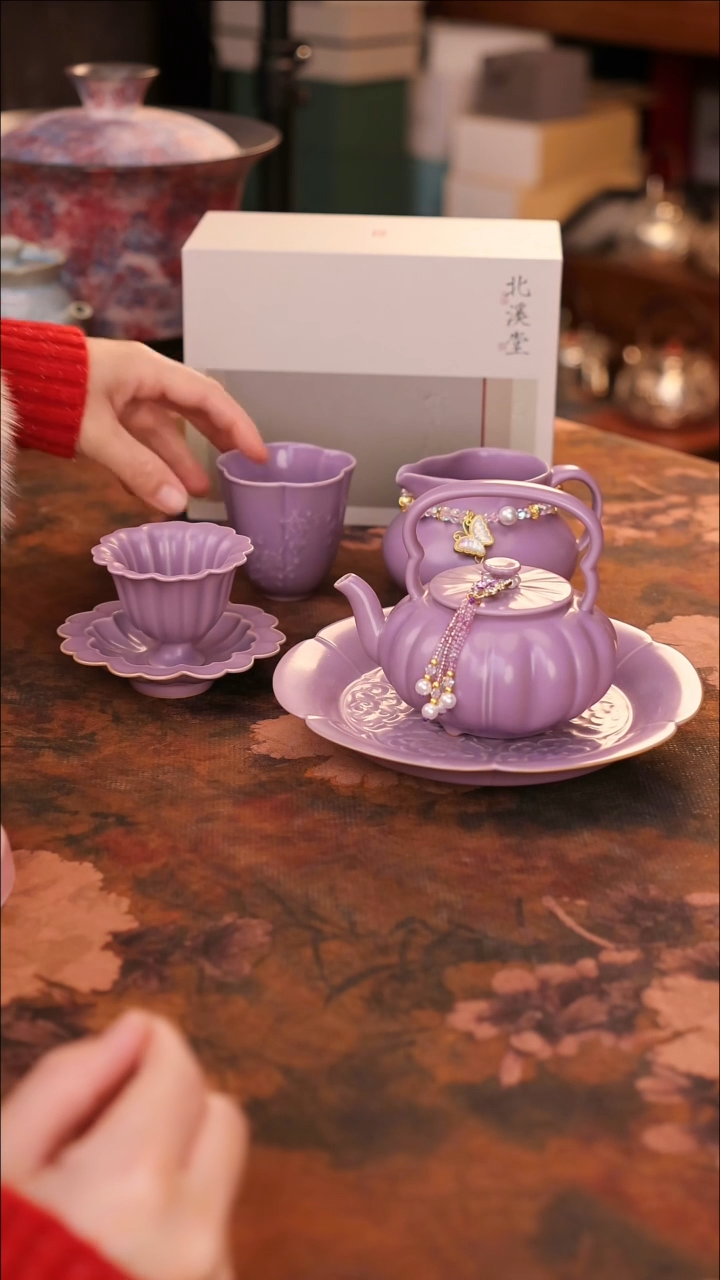 【闪购商品】陶瓷茶具（无礼盒无茶盘）@@A11134