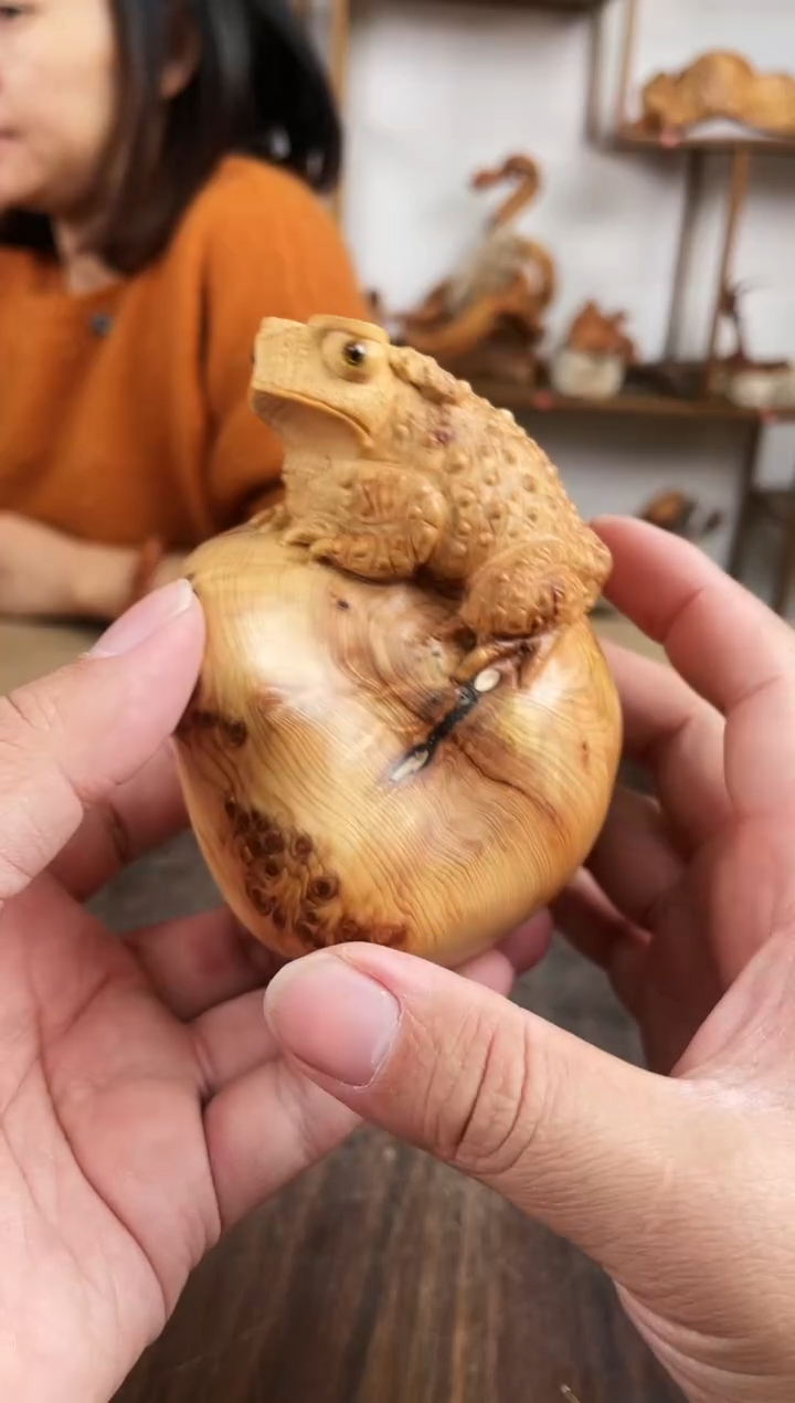 【闪购商品】柏木（崖柏）木雕1