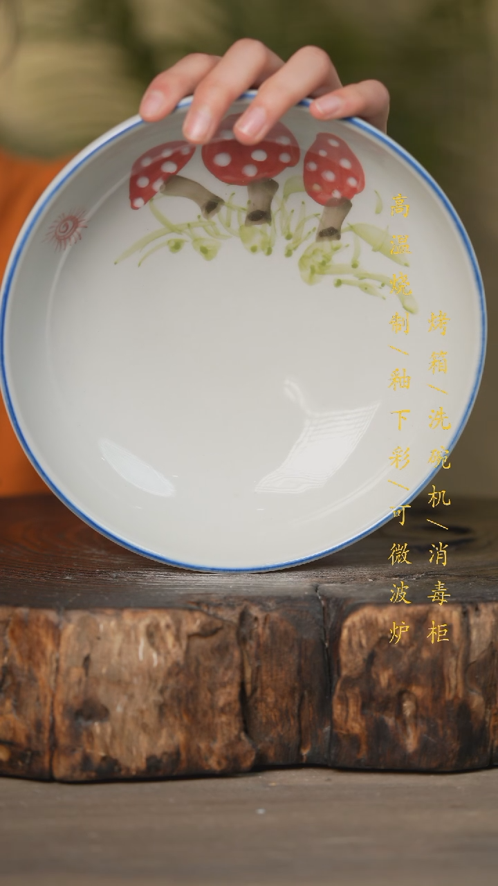 【闪购商品】瓷片景德镇高温釉下彩瓷器（食品级）