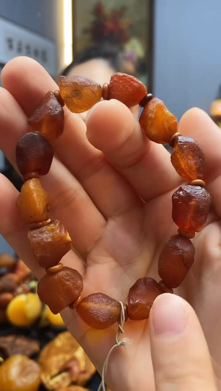 手串琥珀未镶嵌手串