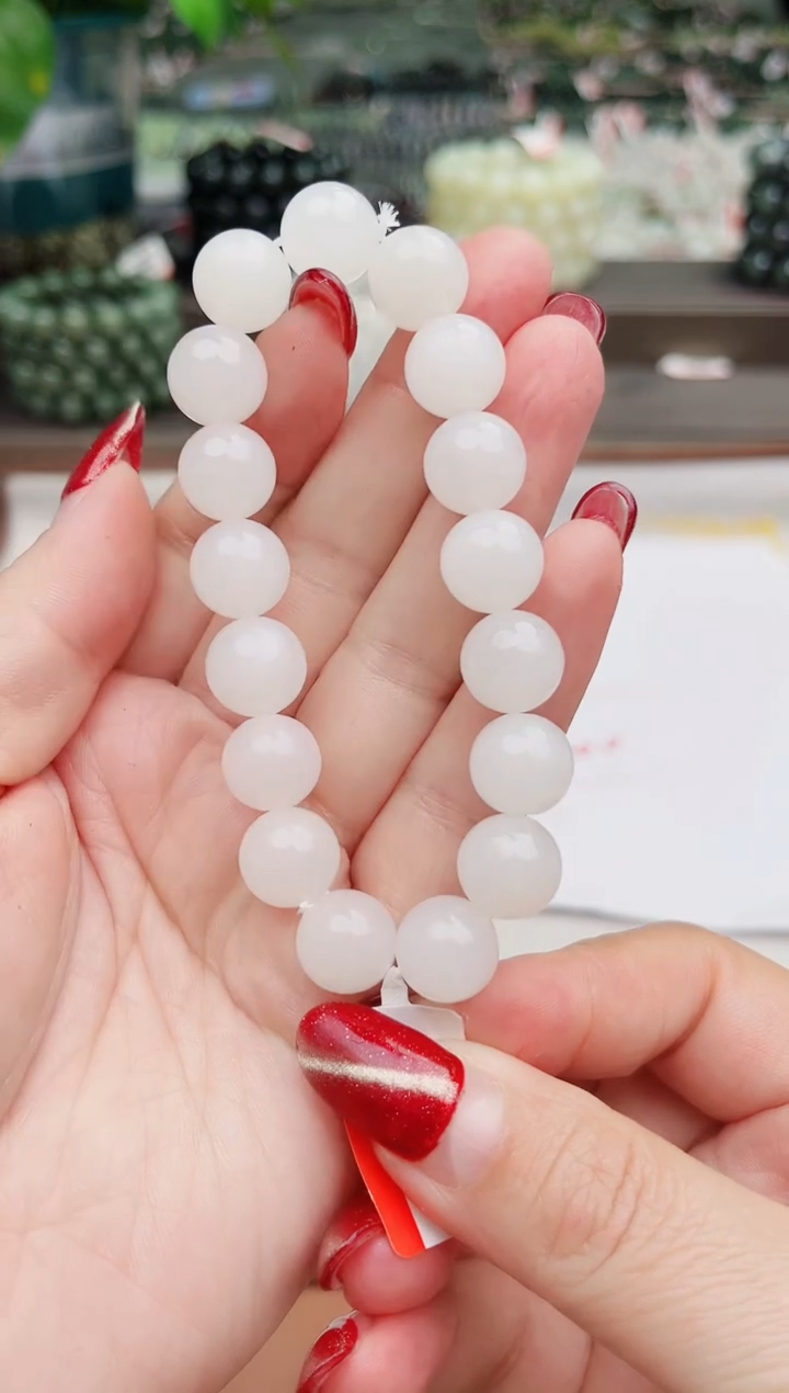 【闪购商品】和田玉手串未镶嵌纯天然和田玉新疆05于阗12