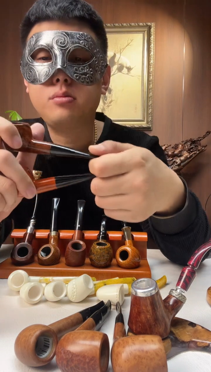 石楠木纯手工意大利石楠木烟斗