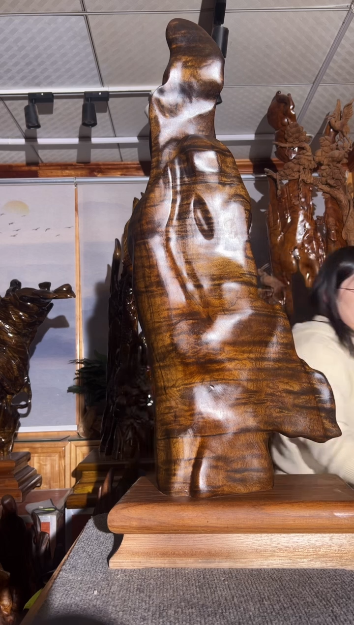 【闪购商品】木金丝楠小叶桢楠乌木摆件