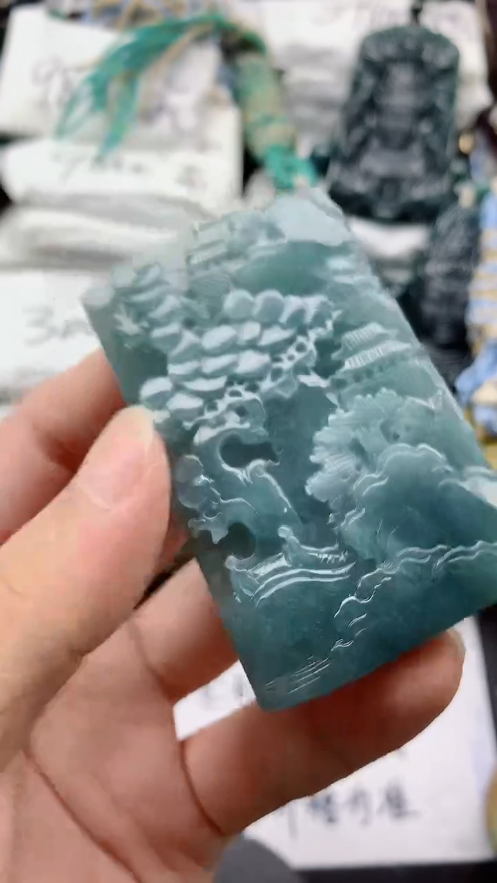 翡翠未镶嵌颈饰888