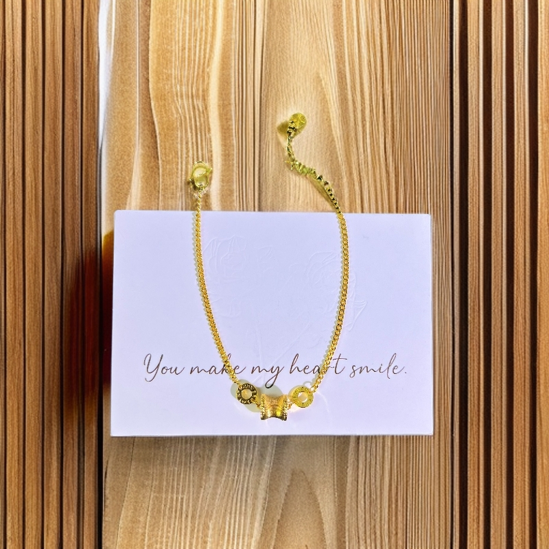 【You佳好物】18K镶嵌轻奢小蛮腰LOVE链 B62