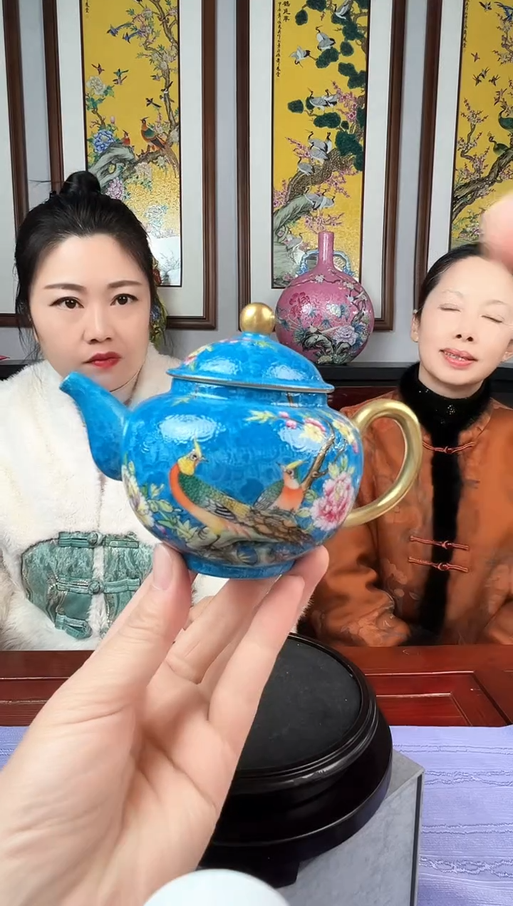 摆件瓷【伍凤英扒花】-24