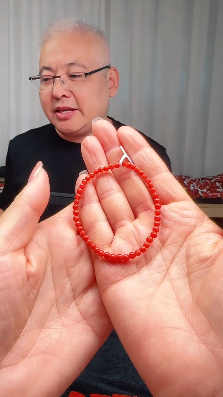 未镶嵌多样性发一件南红玛瑙保山小红绳单圈