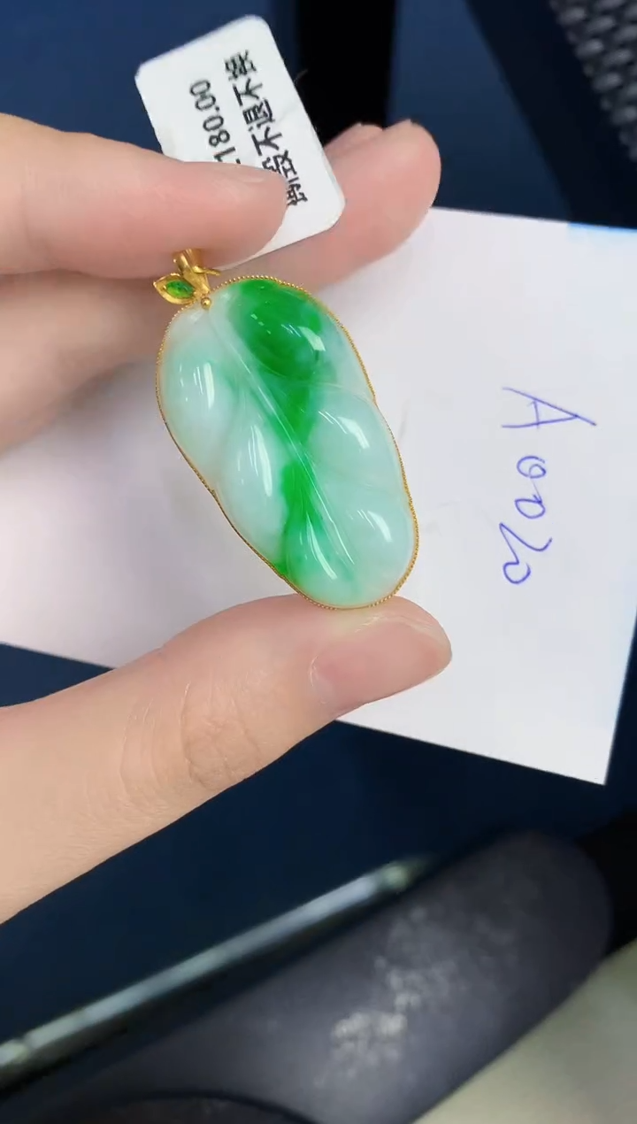 【闪购商品】翡翠颈饰18K金镶嵌00000000001