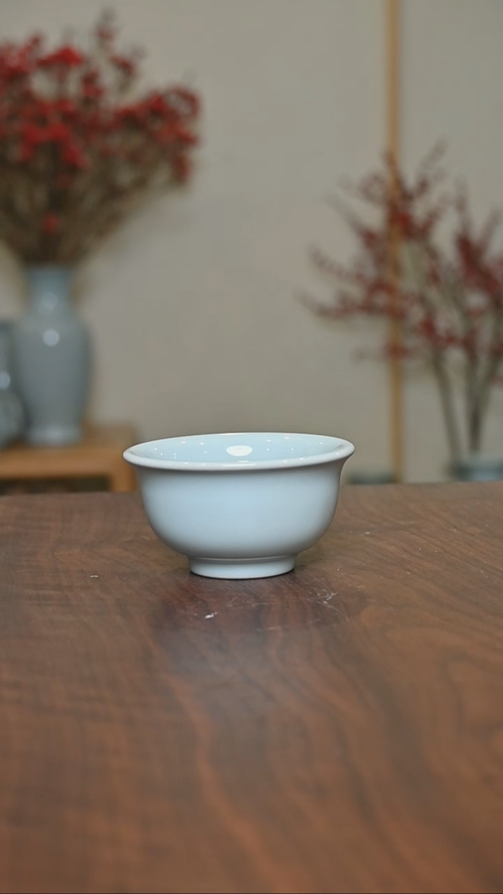 【闪购商品】其他手拉压手杯 天青釉朱晓辉款