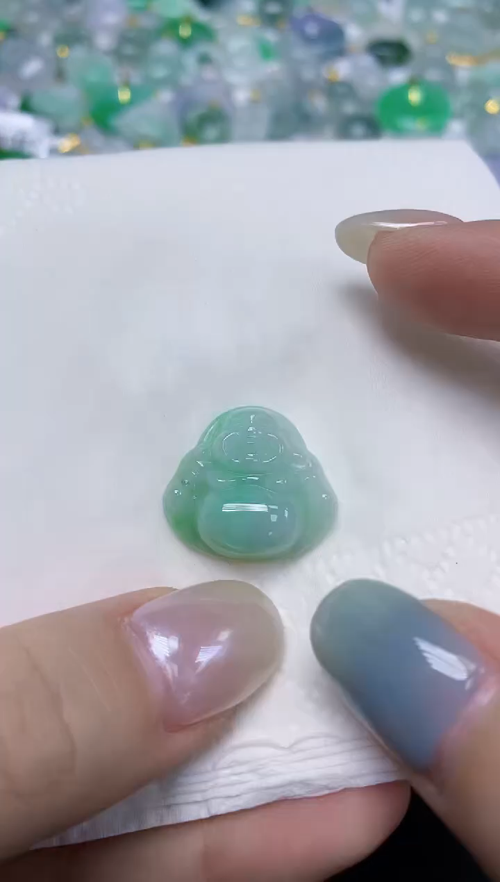 翡翠未镶嵌颈饰天然缅甸翡翠A货