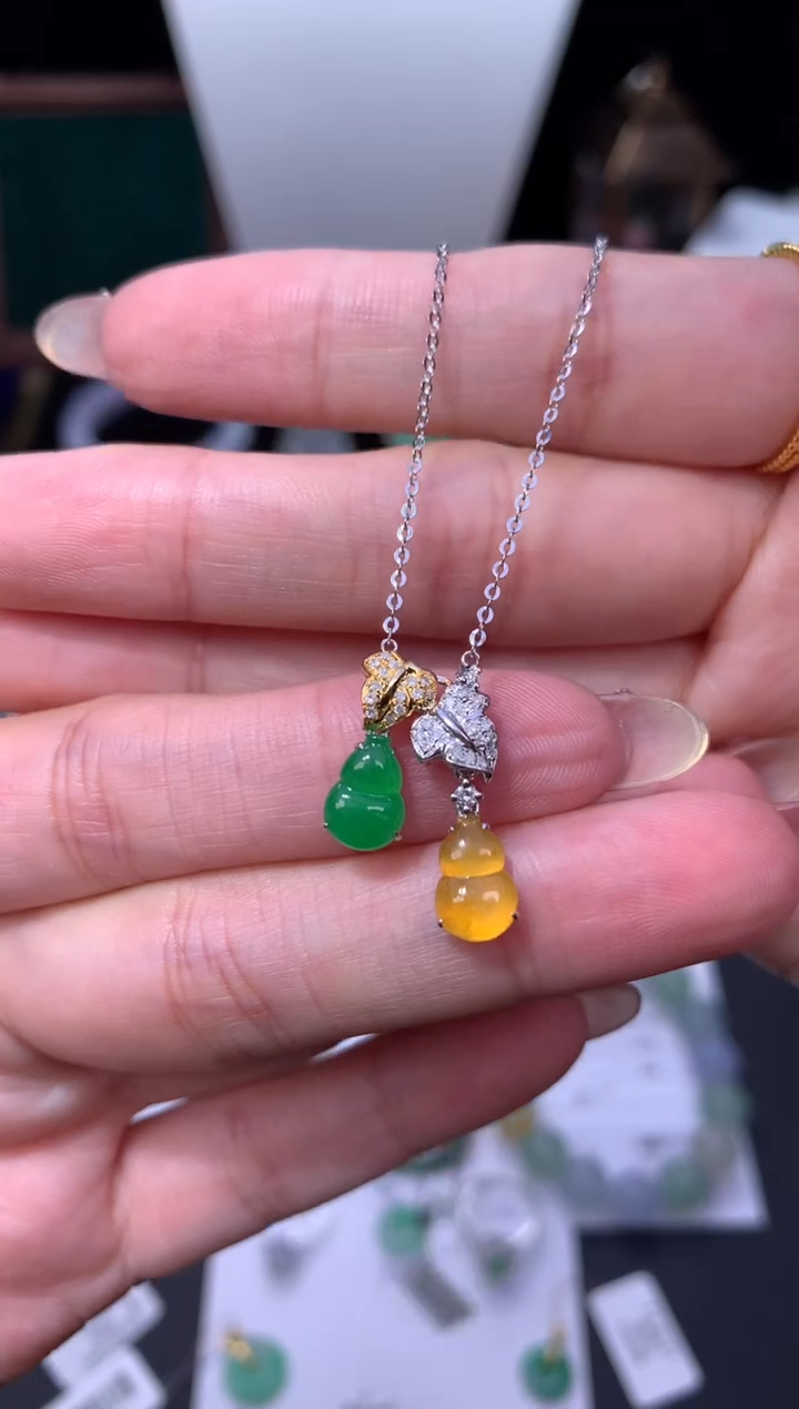 18K金镶嵌定制翡翠48小时鉴赏期 退货不扣服务费