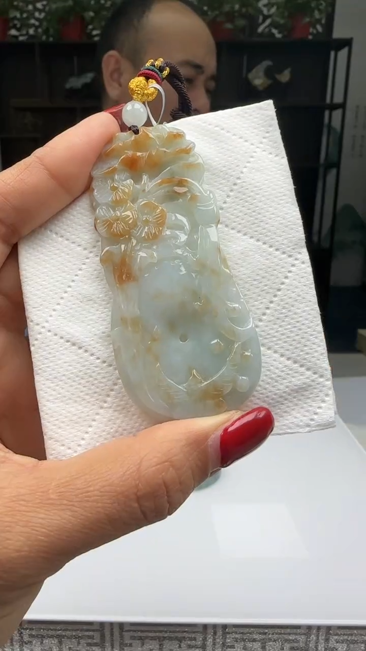 【闪购商品】翡翠颈饰未镶嵌天然翡翠A货吊坠
