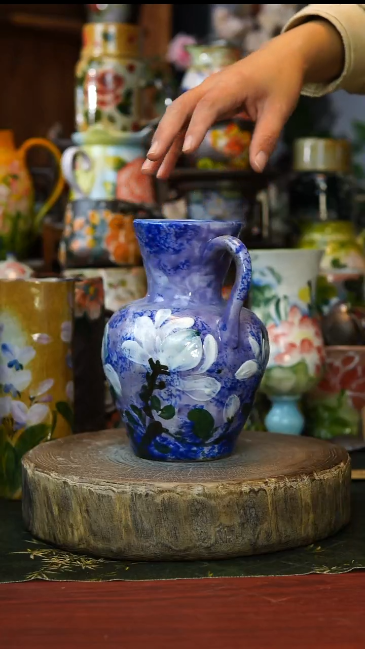 陶瓷94景德镇手工高温釉下彩