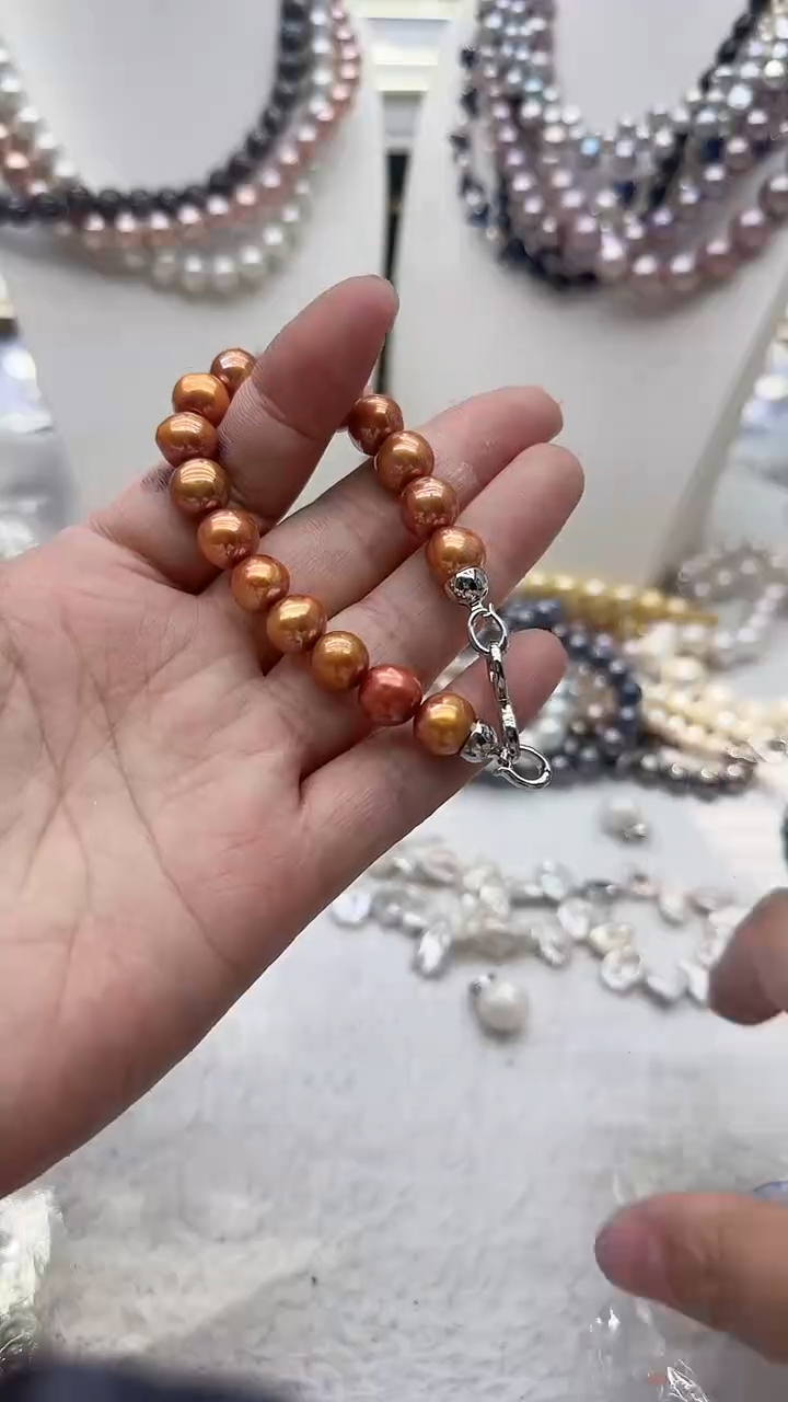 淡水珍珠未镶嵌套链8