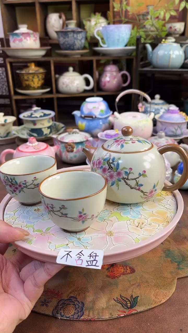汝窑 1壶2杯 不含盘