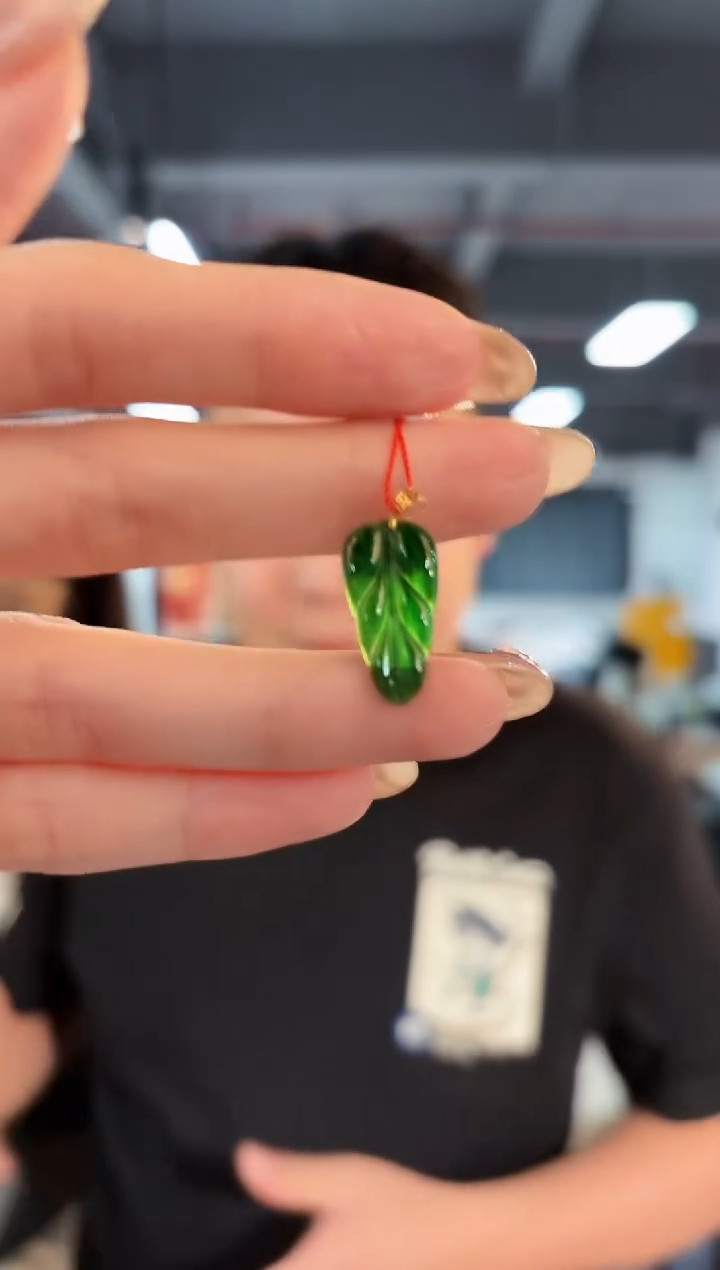 【闪购商品】翡翠颈饰18K金镶嵌缅料A货/支持复检/一件