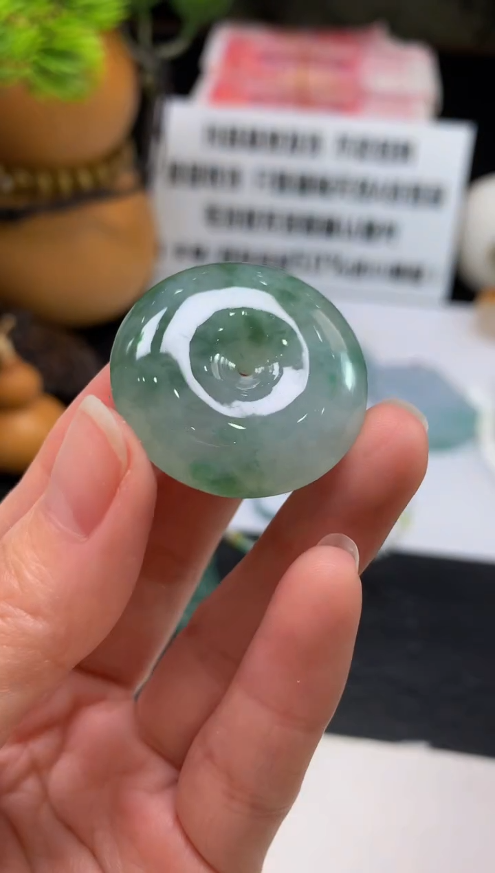 未镶嵌定制翡翠星***头---123310-截胡