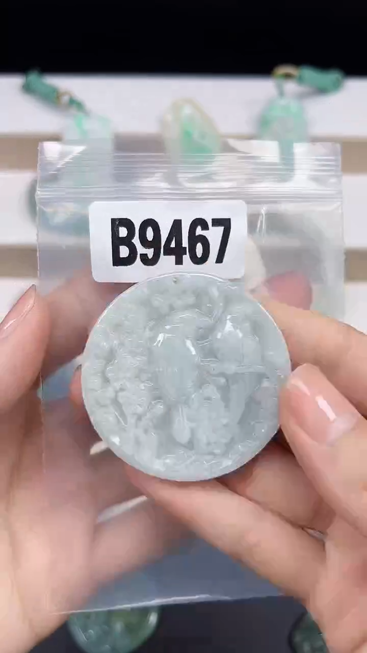 颈饰未镶嵌翡翠翡翠珠宝吊坠挂件