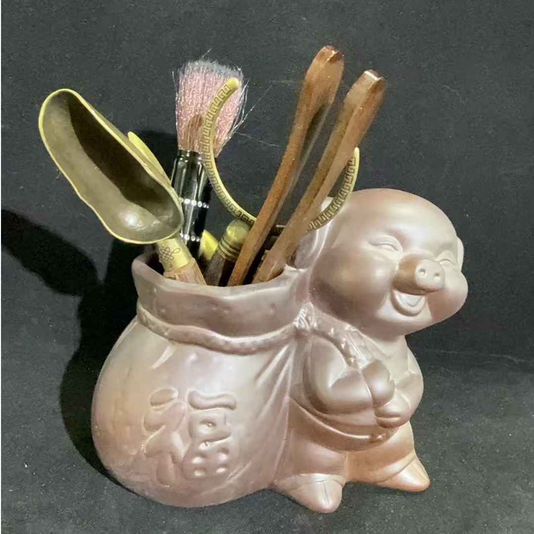 B483景德镇制陶瓷茶道六君子一套