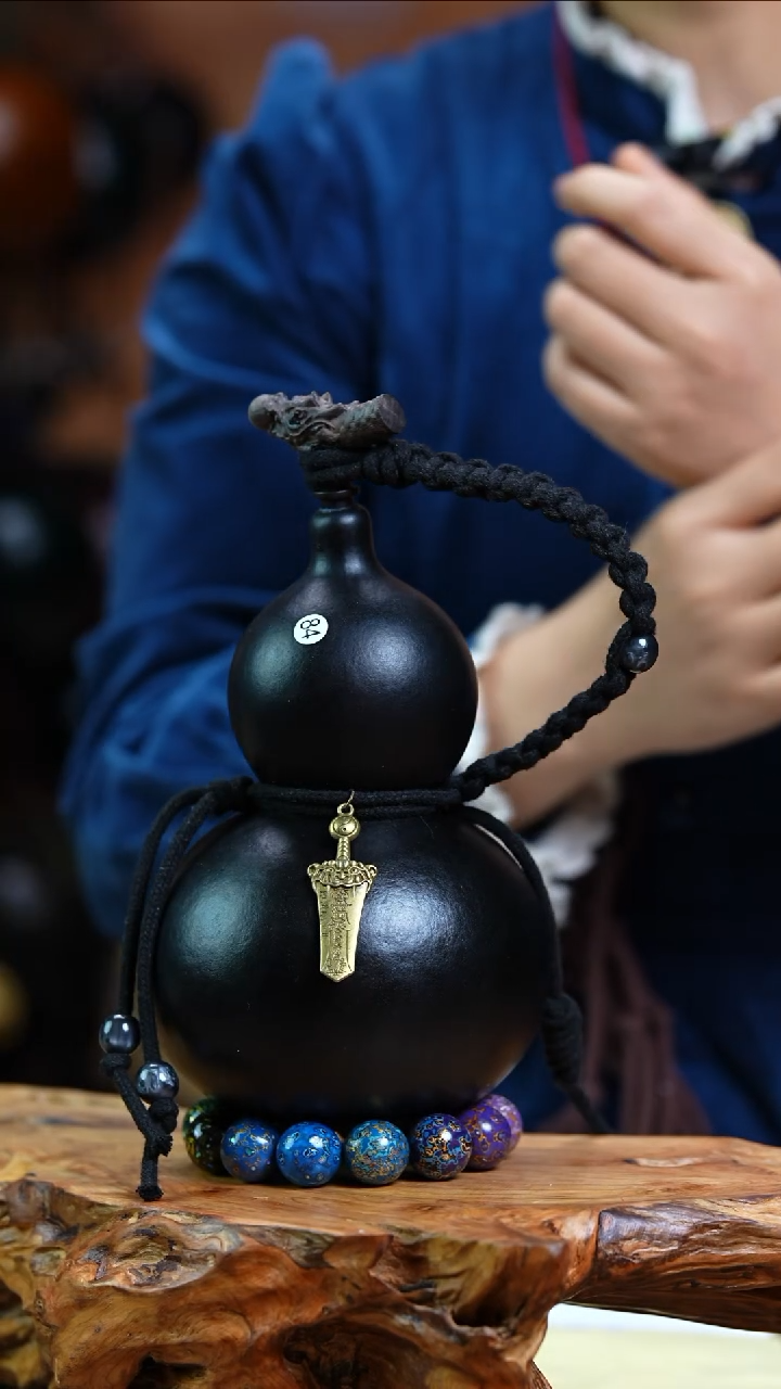 【闪购商品】84—光岳葫天然大漆酒葫芦不含漆珠